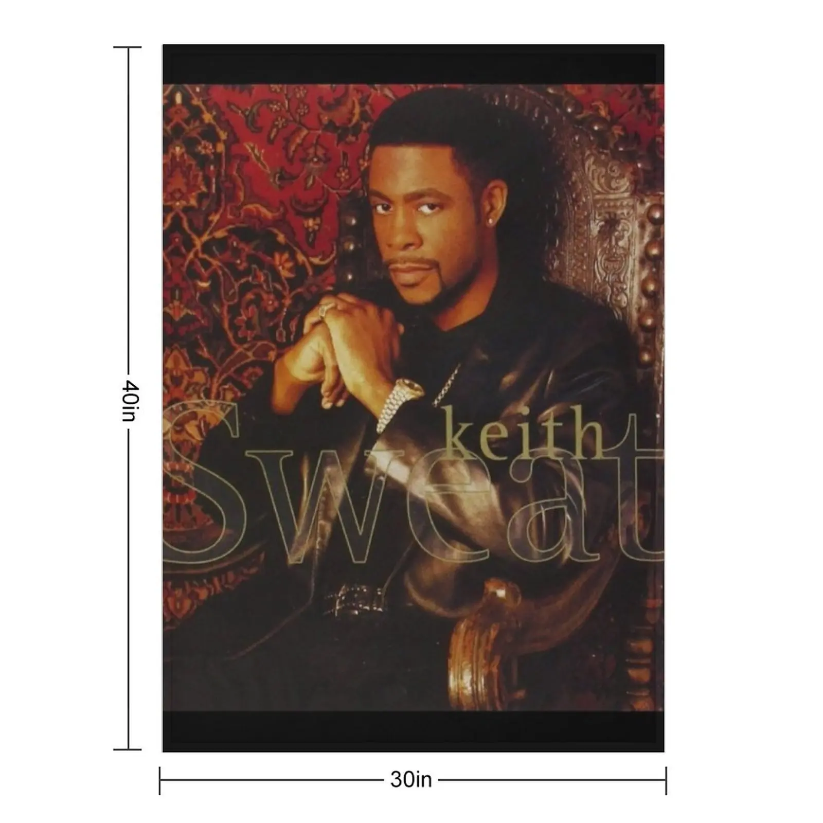 Keith Sweat great Throw Blanket Travel christmas decoration Soft Big Flannel Blankets