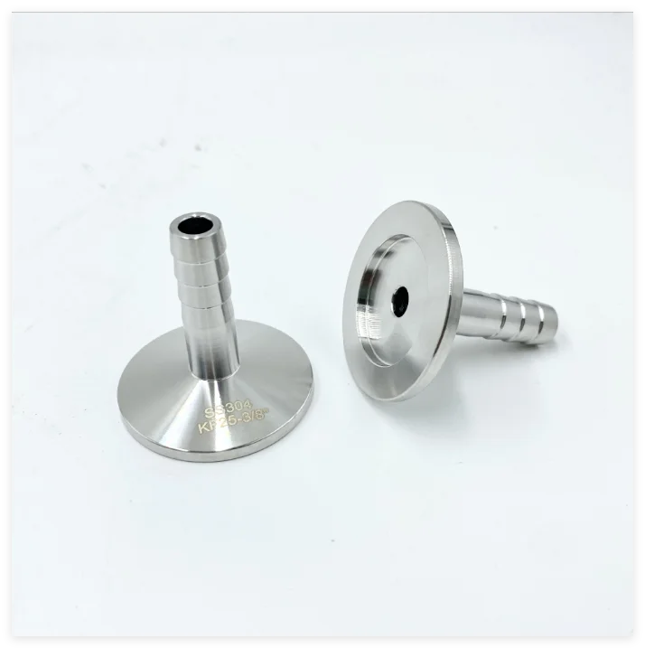 KF16/25/40/50 Vacuum Pagoda Connector KF Quick-Fitting Integrated Gas Pipe Connector AiSi Standard 200 Series Grade C Channel