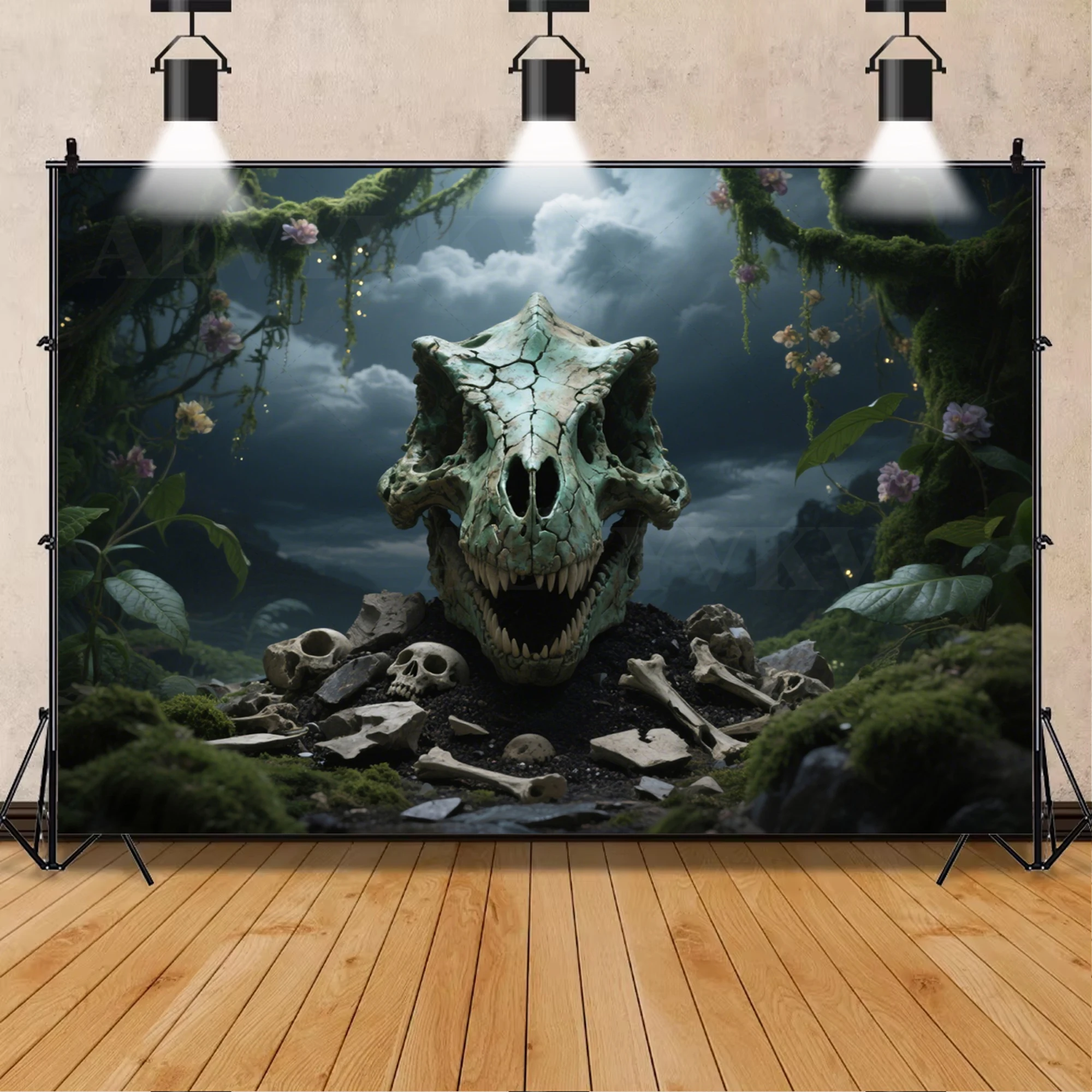 

Dinosaur Jurassic Park Backdrop Kids Birthday Party Photo Booth Adventure Explorer Theme Customizable Dino Dig Background