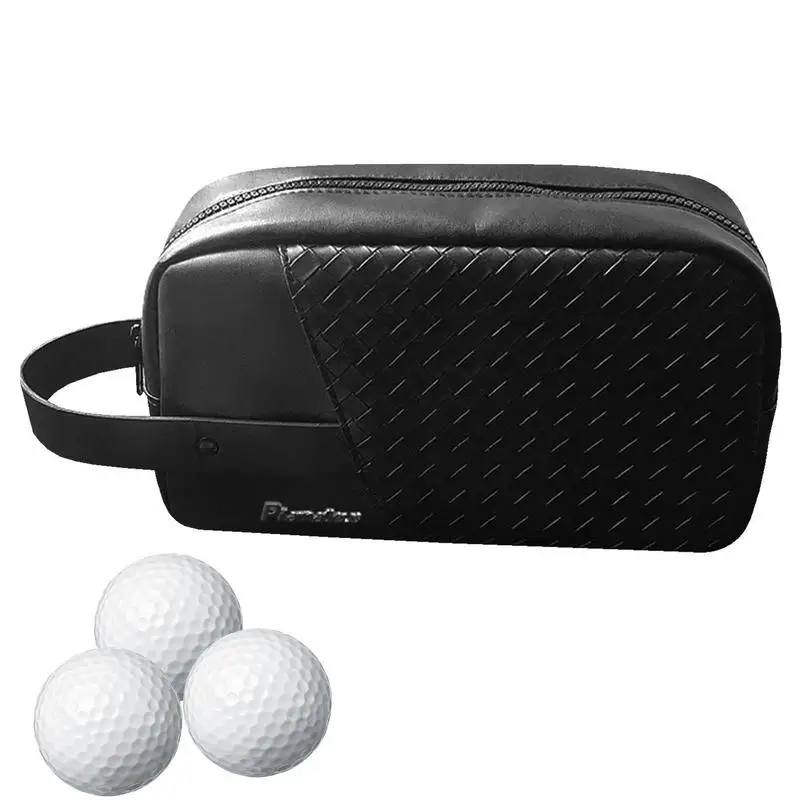 Golf Mini Pouch Bag Unique Golf Handbag Durable Golfer Pocket Multifunctional Keys Ball Maker Glove Cellphone Clutch Bag Zipper