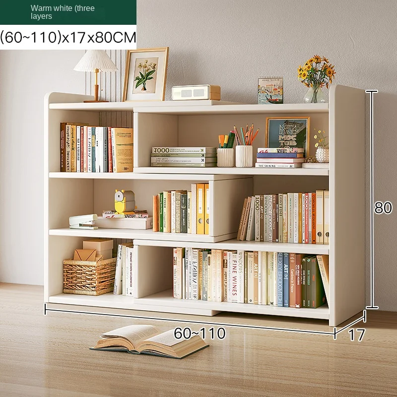 Tabletop Bookshelves Storage Shelves Multi-layer Storage Cabinets Office Simple Cabinets Small Bookcases for Students Households