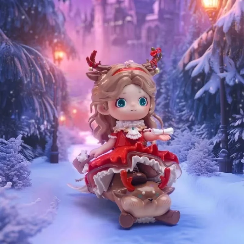 

Genuine Black Play Qiao Qiao Joy Christmas Secret Dance Blind Box Trendy Girl Princess Figurine Ornaments Festival Gifts