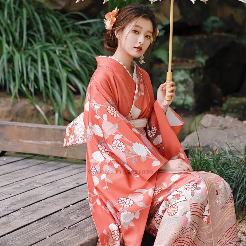 2025 japanese kimono dress kimono cardigan women traditional japanese kimono yukata japanese traditional print long japan robe