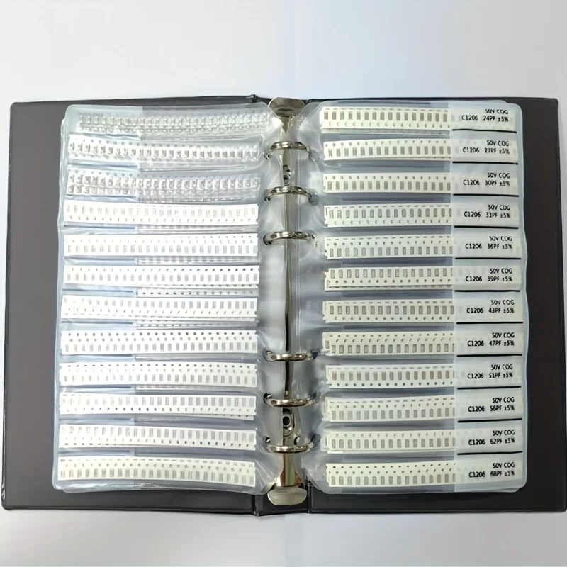 SMD Capacitor Booklet 0603 0805 1206 0201 0402 Resistor Pack Capacitive Device Sample Book