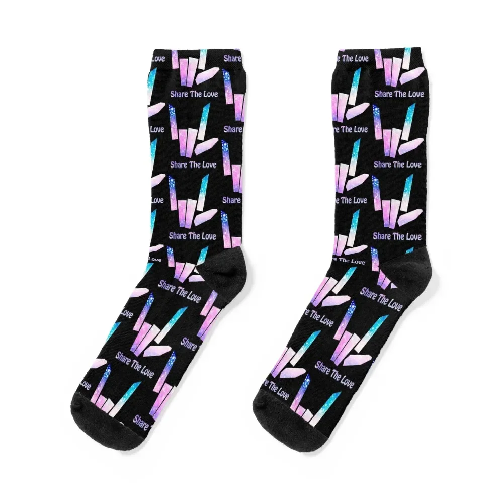 

Share The Love Socks Run short Socks For Girls Men's