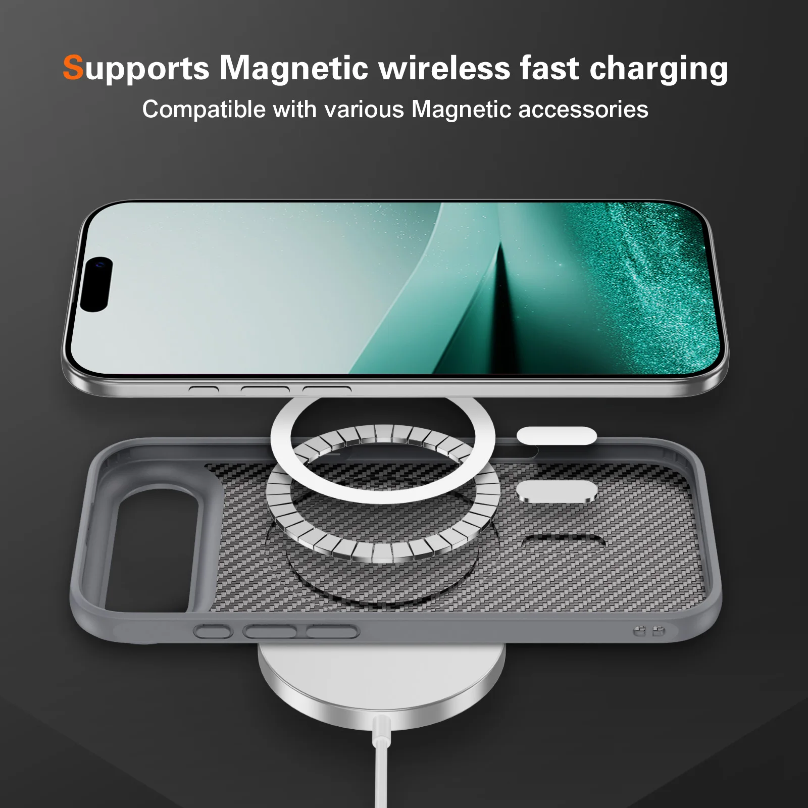 Aksesoris Ponsel Casing Anti Debu untuk Iphone 17 Air 15 16 Pro Max 14 Plus 13 Iphone17 Iphone16 Iphone15 Penutup Serat Karbon