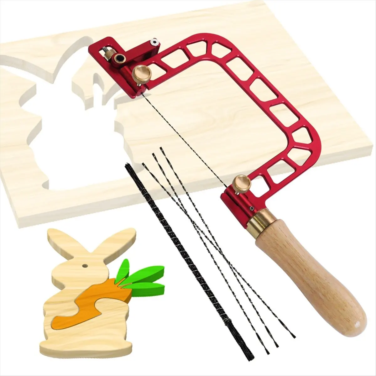 Woodworking Special Hand-Made Wire Saw, Pattern Saw, Aluminum Alloy Hand Saw, Multi-Function…
