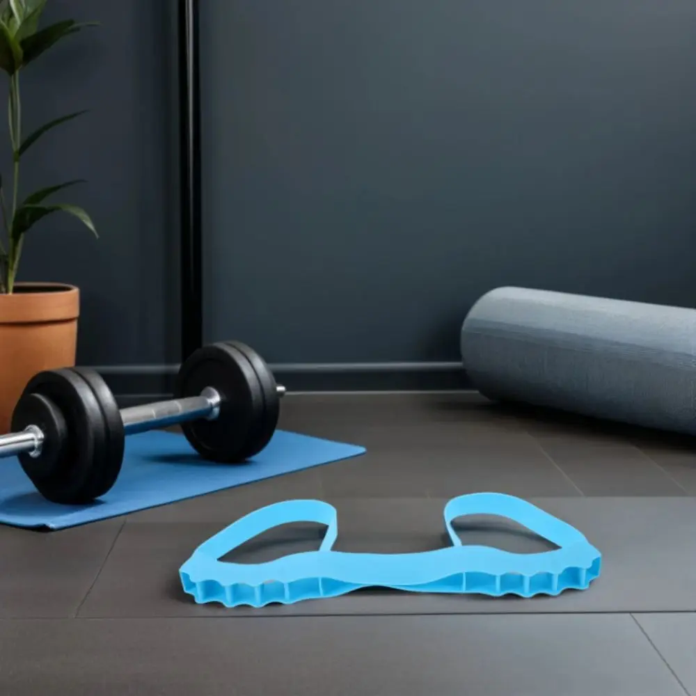 

Adjustable Band Leg Shaping Device Blue Silicone Resistance Band Hip Ring Fitness Band Resistance Ring Hip Building