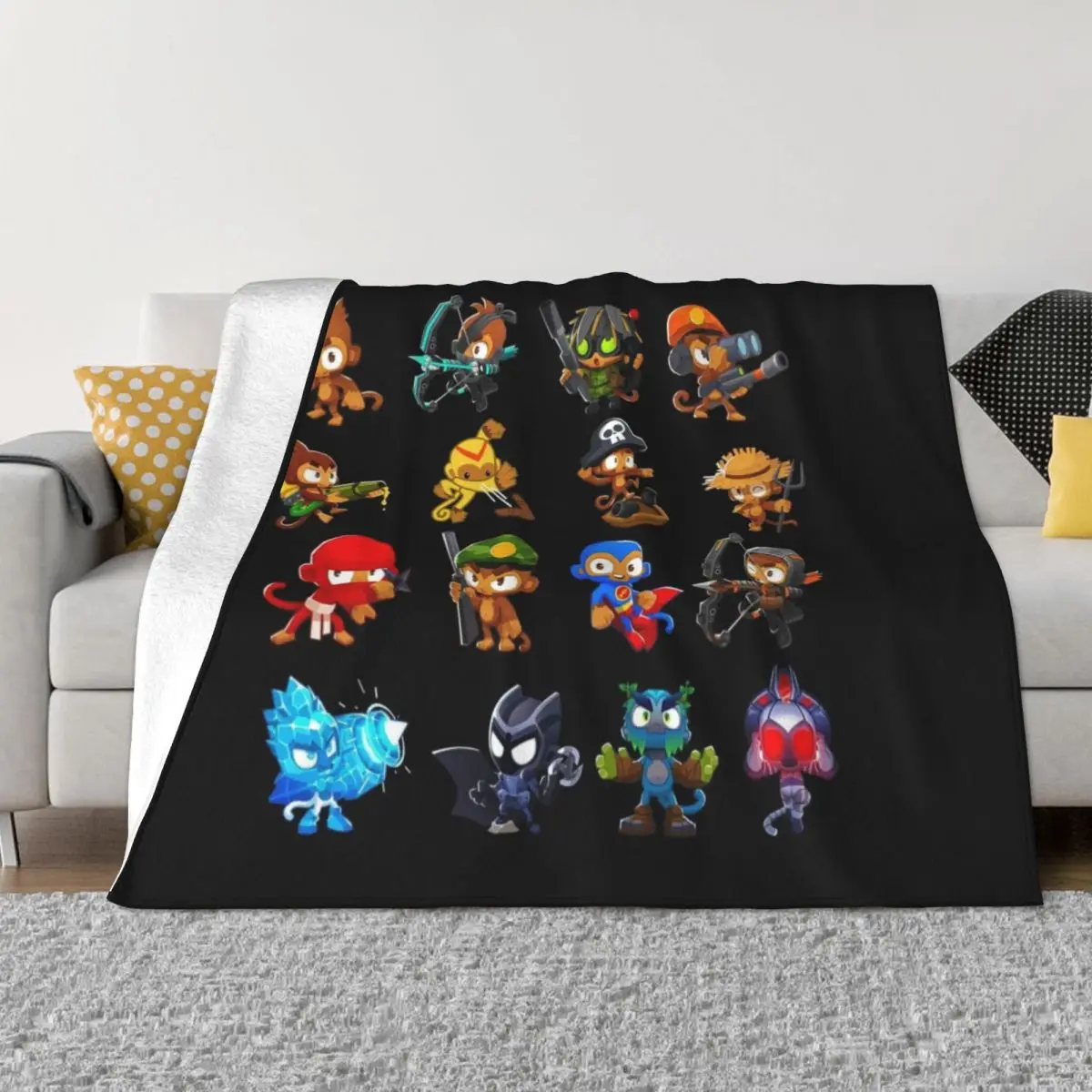 Bloons Td 6 Throw Blanket Moving Decorative Sofa blankets ands Kid'S Blankets