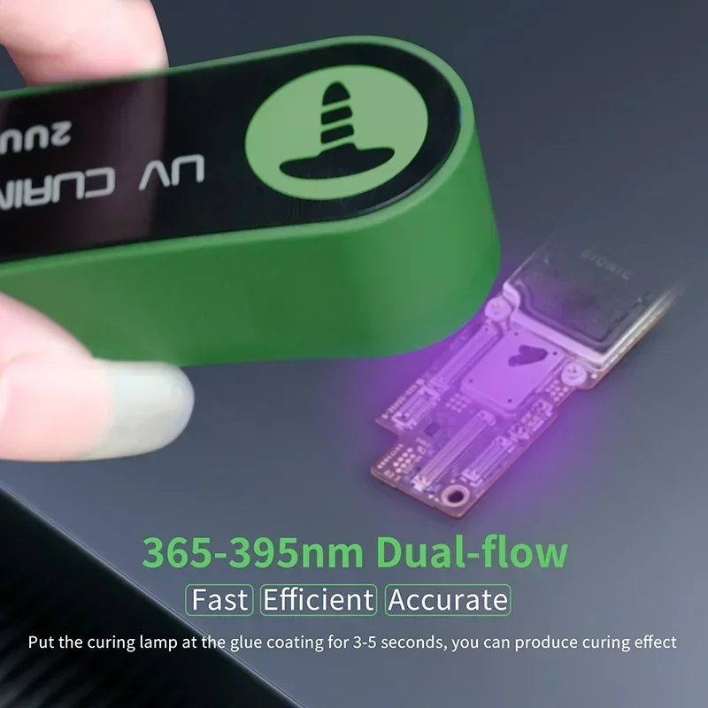 2UUL SC08 lampada di polimerizzazione UV lampada di manutenzione portatile a luce LED intelligente per telefono IPad PCB strumenti di riparazione del circuito stampato