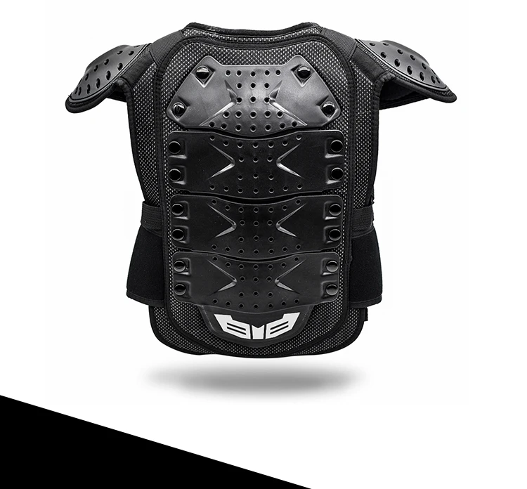 WOSAWE Kids Motorcycle Armor Chest Back Body Children Motocross Off-Road Protective Gears Vest Jacket MotoBike Moto Chaqueta