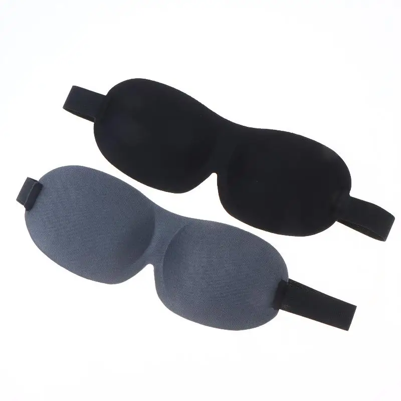 3D-verstellbare Schlafmaske mit atmungsaktivem Design, blockiert Licht, während es den Luftzirkulationsverkehr für die Augen ermöglicht, Unisex-Komfortpassform – Detail 5