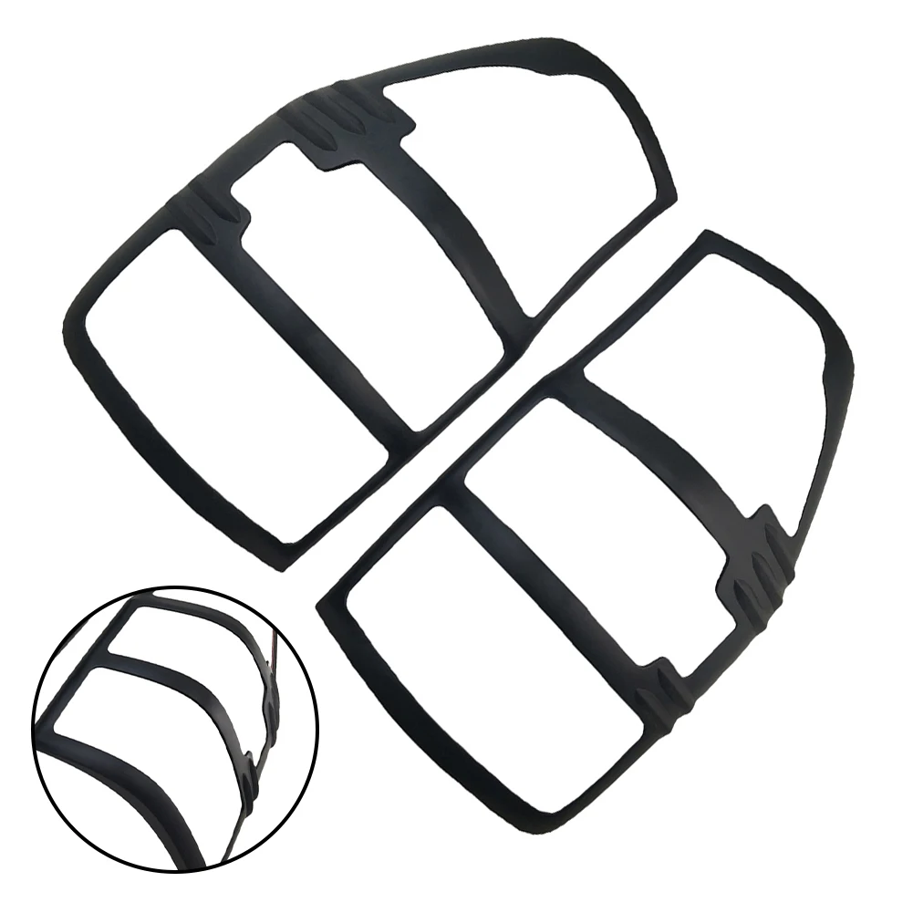 

Plastic Black Tail Light Cover for Ford For Ranger 2012 through 2022 Rear Left and Right Direct Replacement Pair
