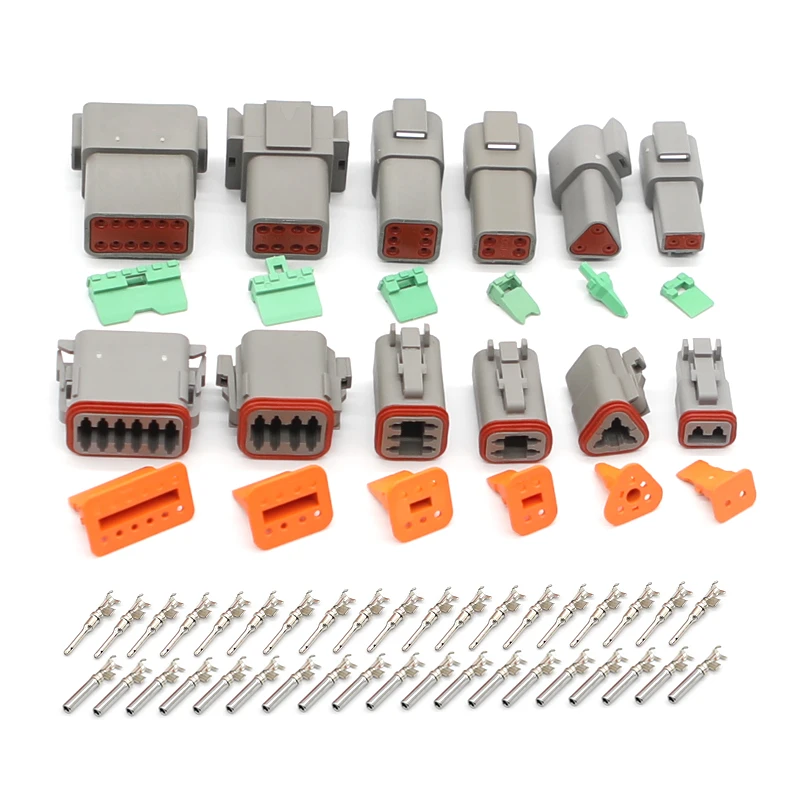 

DT connector 18-14awg Automotive waterproof connector DT04-2P DT06-2S DT04-3P DT06-3S DT04-4P DT06-4S DT04-6P DT06-6S DT04-8P