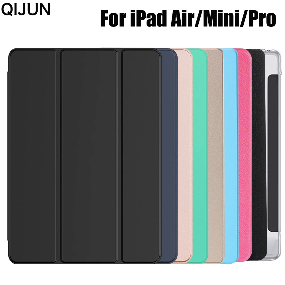 For 2021 iPad 10.2 Case 7/8/9th Generation Cover For 2018 9.7 5/6th Air 2/3 10.5 Mini 4 5 6 Pro 11 Air 4/5 10.9 10th funda