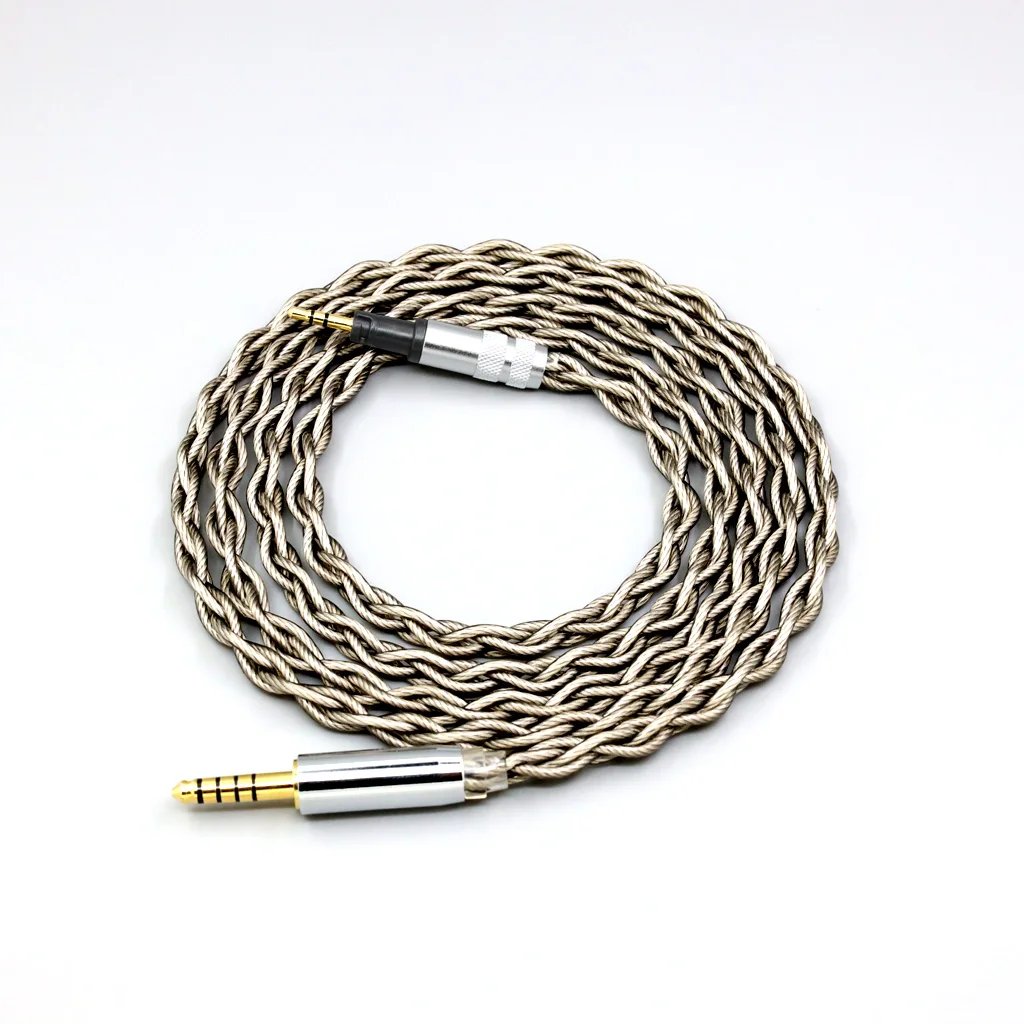 كابل سماعة أذن مطلي لهاتف Sennheiser Momentum 1.0 2.0 سماعة رأس 99% من الجرافين الفضي النقي 8690