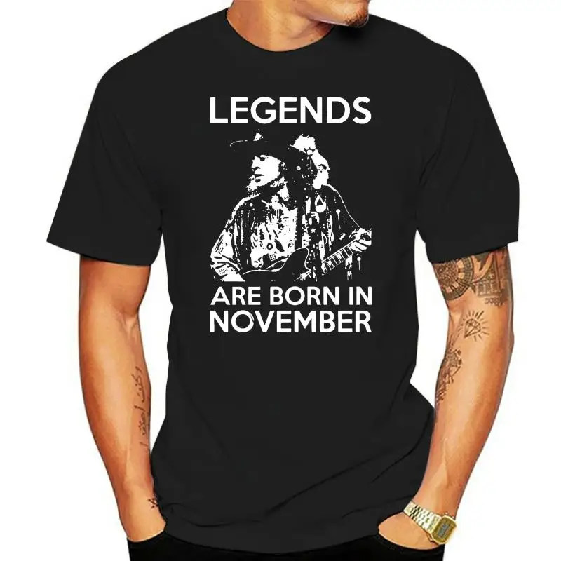 Stevie Ray Vaughan Legends Are Born In November Tshirts