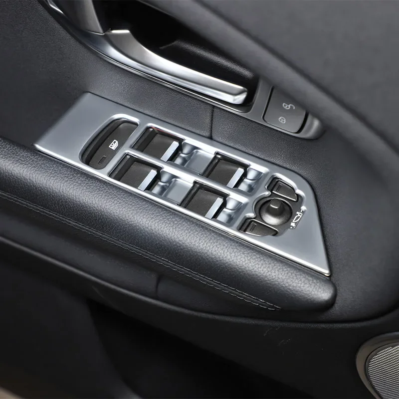 For Land Rover Range Rover Evoque 2012-2018 ABS Chrome Interior Kit Dashboard Center Console Gear Shift Panel Cover Trim Sticker