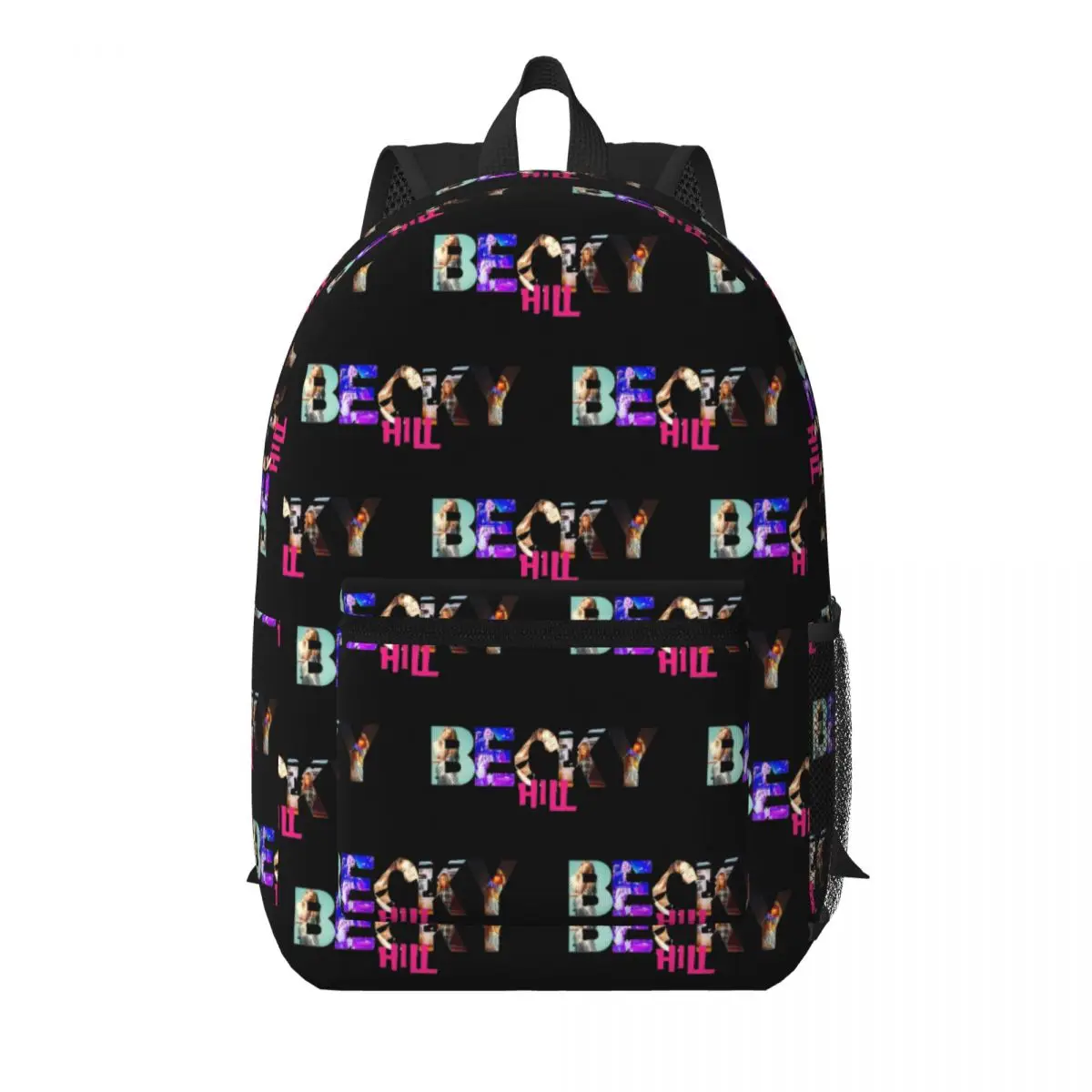 Becky Hill Classic Sticker Student Backpack School Bag Hiking Travel Daypack for Boys Girls Bookbag Shoulder Bags