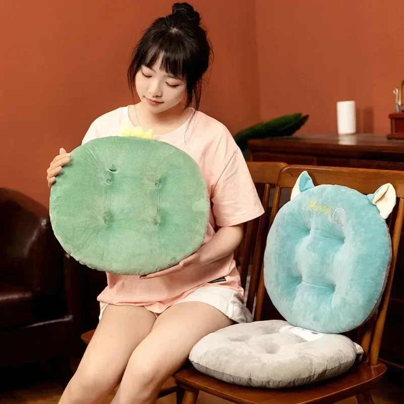 Cushion Office Thickened Chair Cushion Elevated Hip Cushions Summer Student School Car Pad Cartoon Car Cushions