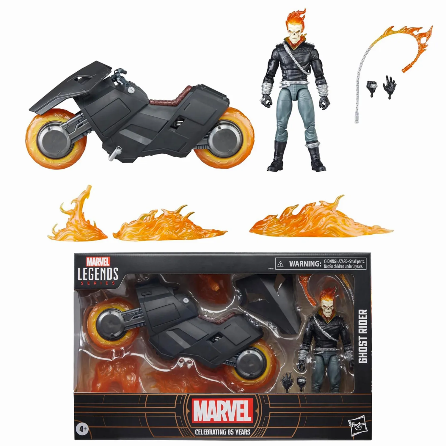 Marvel Legends Marvel Legends Celebrating 85 Years 85th Anniversary Ghost Rider Danny Ketch Motorcycle Set 6