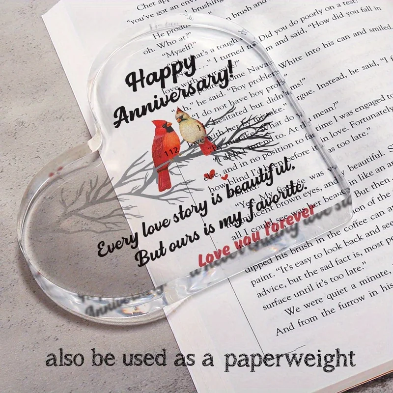 تذكار على شكل قلب للذكرى السنوية - هدية رومانسية مع أدوات التصوير الفوتوغرافي #3