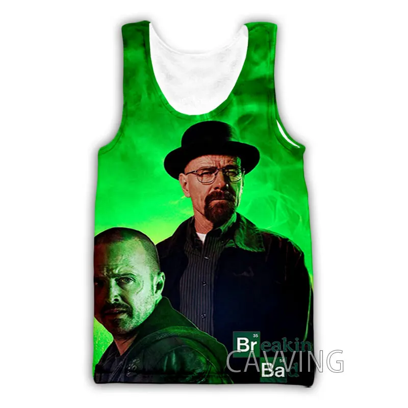 

New Fashion Women/Men's 3D Print Breaking Bad Tank Tops Harajuku Vest Summer Undershirt Shirts Streetwear V02