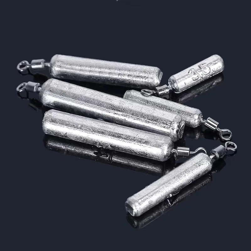 10pcs Fishing Weight Sinker Set 5g 10g 20g Carp Fish Baits Elongated Shape Weights Fishing Tackle Accessories image 5