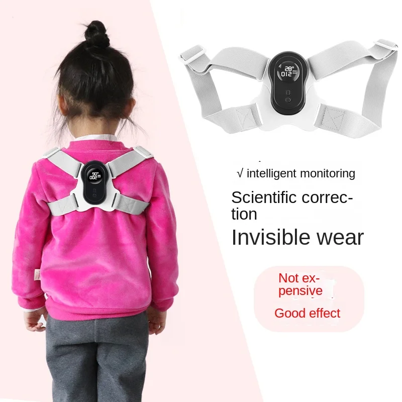 

LCD Intelligent Posture Correction Device Invisible Corrective Belt Anti Hunchback Correct Monitor Upright Posture Device