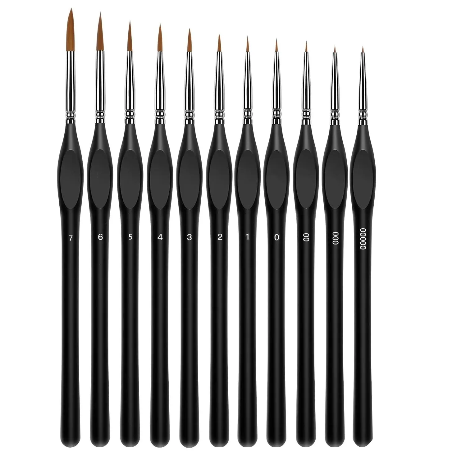 Professionelles Miniatur-Pinsel-Set für Warhammer 40K-, DND-, Citadel- und Maßstabsmodelle – ideal für Emaille- und Fantasy-Figuren