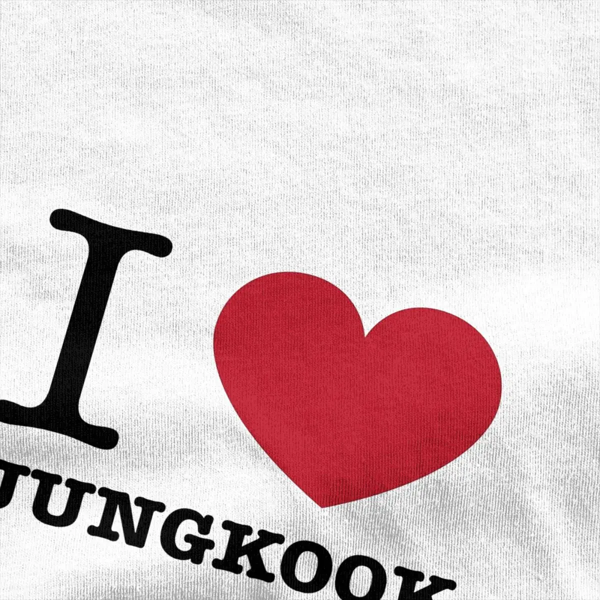 Haikyuu T-Shirt I Love Jungkooks 100 Cotton T Shirts Novelty Tee Shirt for Mens Summer Y2K Basic Casual Short Sleeve Tees