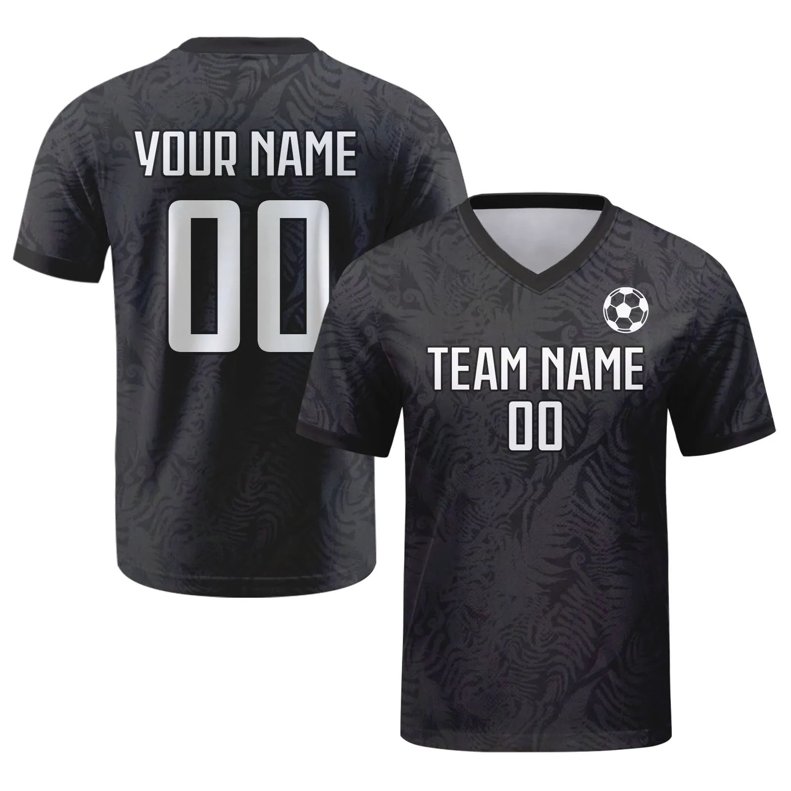 New Zealand Personalized Soccer Jersey with Logo Team Name Number Custom Football Shirt Men Women Kids Sportswear