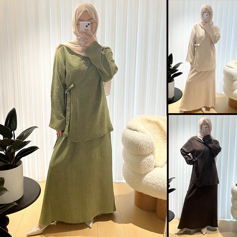 Abaya Muslim women\'s clothing Dubai Middle East robe women\'s clothing dress plus size clothing MU-807