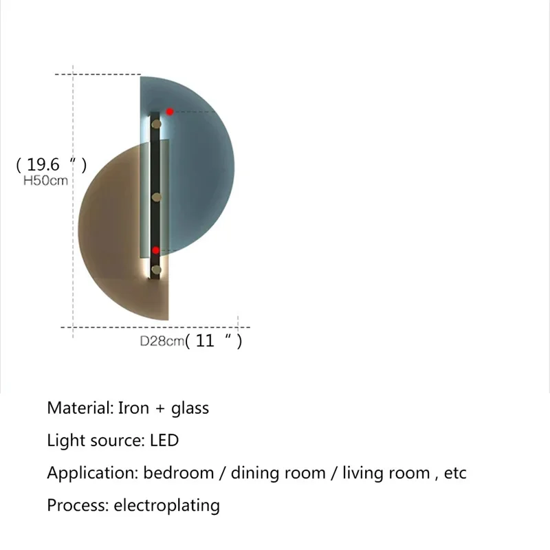 Vintage Dimmable LED Wall Hanging Light for  Living Rroom Girl Bedroom Kitchen Island Staircase Loft Designer Hanging Fixture