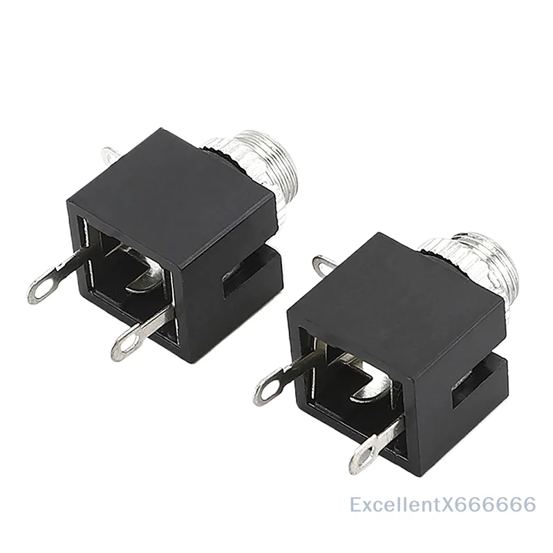 Bulk Pack of 10, 2.5/3.5mm 3-Pin PJ301 Female Mono Audio Connector Jack Socket PJ-301M PJ-301 PJ201