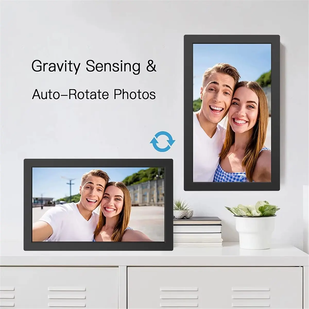 10.1inch Smart Family Planner Digital Calendar HD Touchscreen with Chore Chart Meal Plans FotoCube for Family UK PLUG