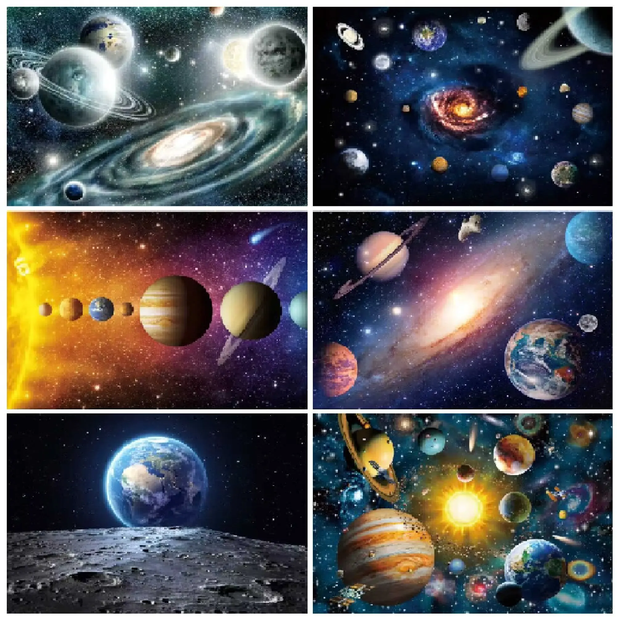 

Outer Space Theme Party Decoration Background Banner Universe Cosmic Galaxy Nebula Star Kids Birthday Party Supplies Photography