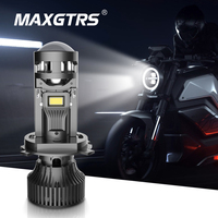 55W 12000LM Auto Lamp Mini Lens LED H4 9003 HB2 Bulbs Headlight Motorcycle scooter Projector Len LED Automotive Moto DC/AC 12V