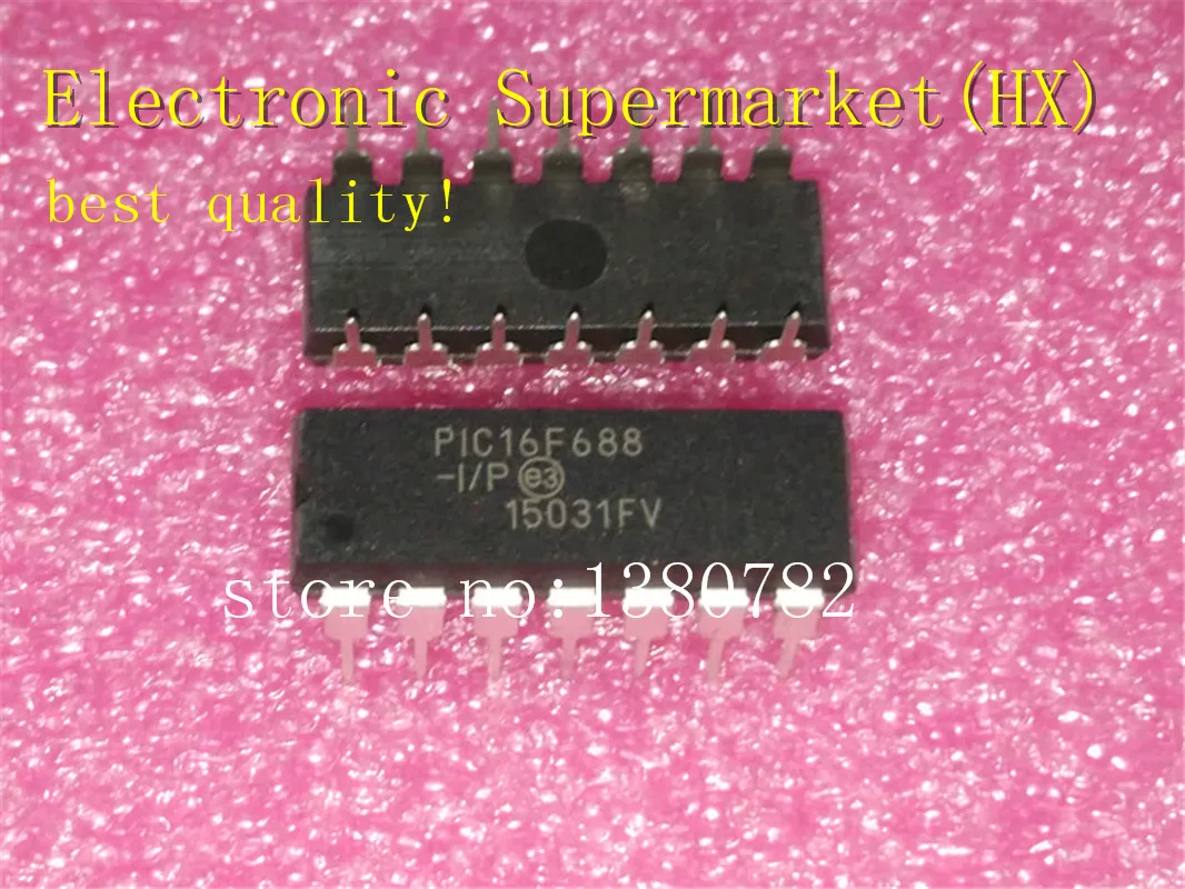 New original special price spot 10pcs/lots PIC16F688-I/P PIC16F688 16F688-I/P DIP-14  IC In stock!