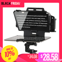 Soonpho F7 F8 Teleprompter for Tablet Laptop Smartphone Camera Bluetooth Portable Telepronter for Live Streaming Recording Video