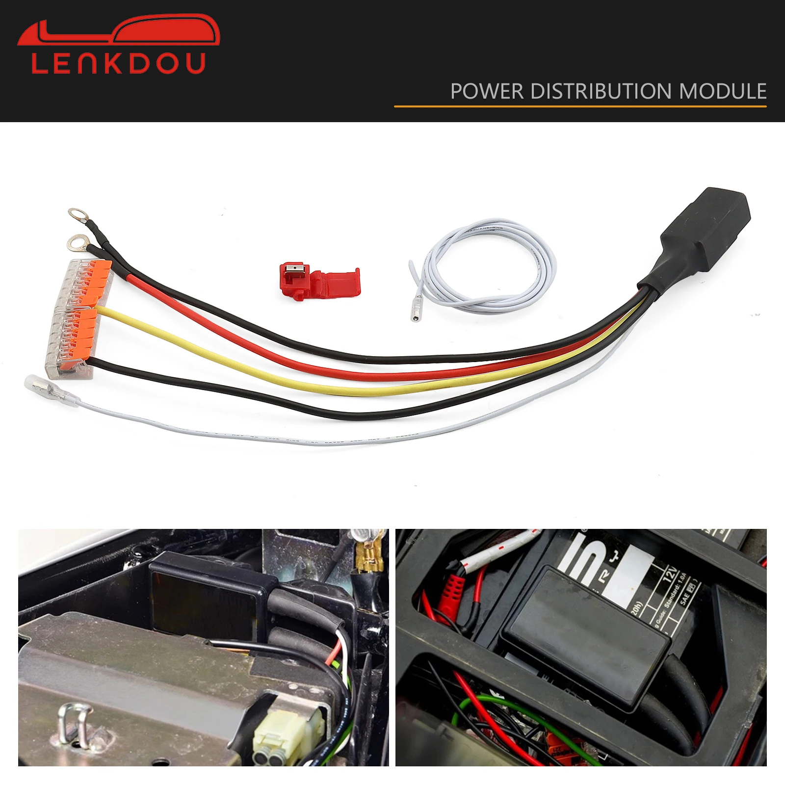 TB-U01 12V 40A Power Distribution Module For All Motorcycles Cars ATVs/UTVs Kit Cars And Even Lawnmower Trucks