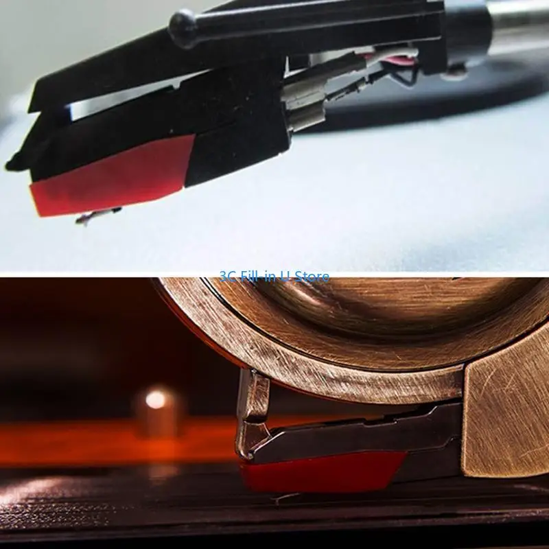 G8TA 2Pcs Phonograph Record Player Needle Turntable Needle for LP Vinyl