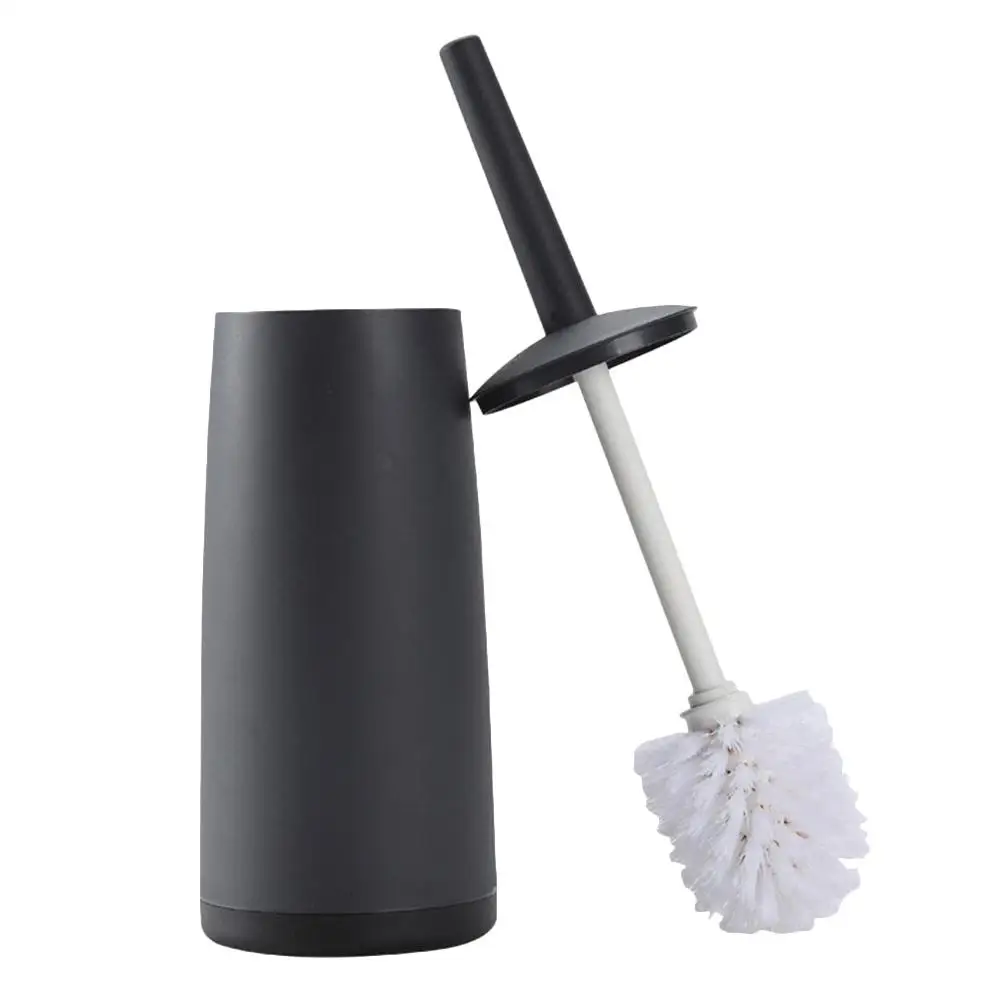 

Toilet Brush Set ABS Material Bathroom Compact Design Deep Scrubber Bowl Cleaner Durable Long Lasting Easy