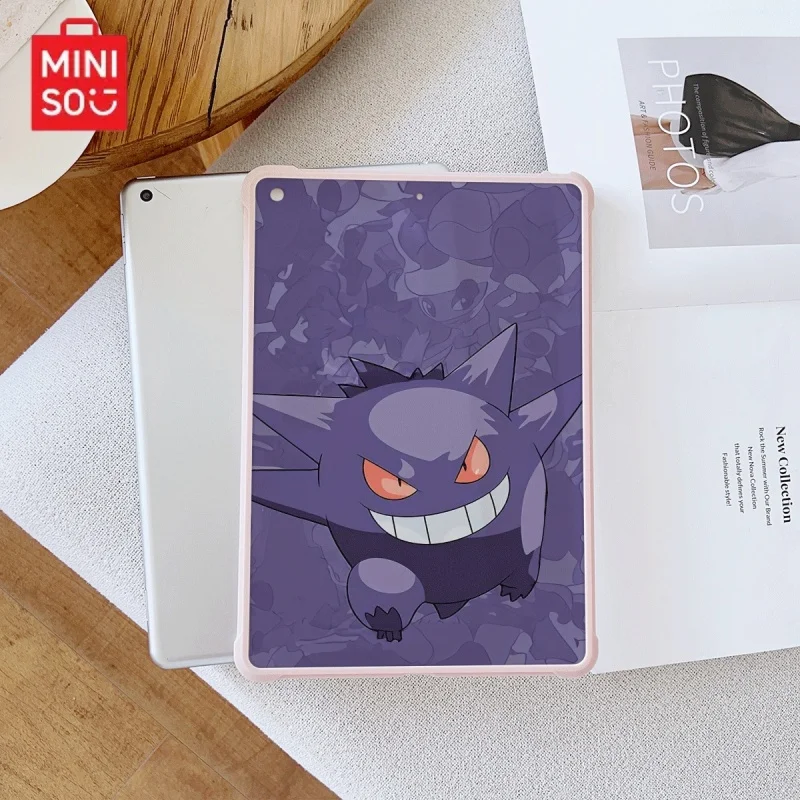 

Miniso Pokemon Pikachu iPad pink Transparent anti-Drop case, suitable for iPad Pro 2022/2024,iPad Air3/5th, Mini 6,iPad 6/10th