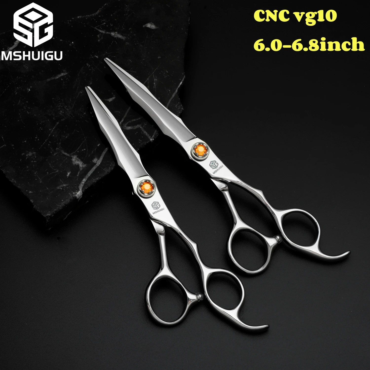

MSHUIGU Professional Barber Scissors VG10 Multifunctional Thinning Shears CNC Process Suitable for Home And Salon Hairdressing