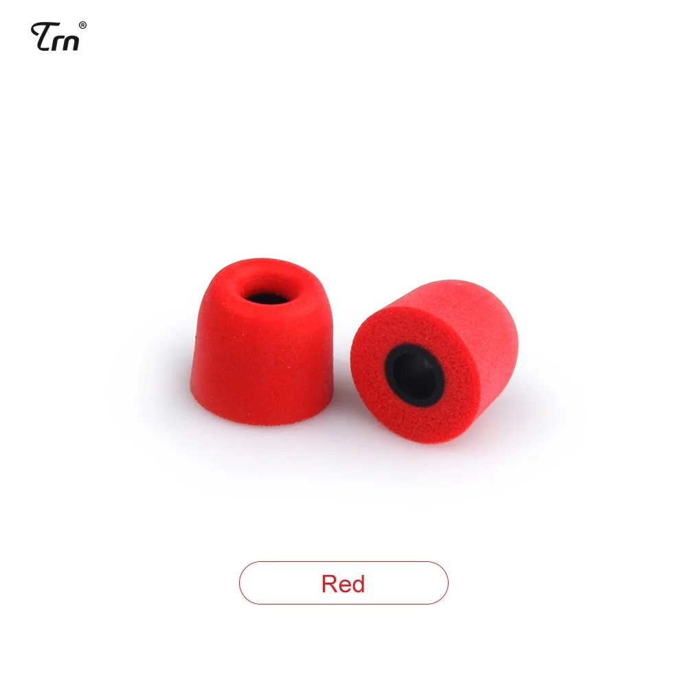 TRN KZ QKZ 1PCS Sponge Sleeve Ear Plugs Wired Earphone Memory Cotton Earmuffs Rebound Earplugs Headset PU Headphones