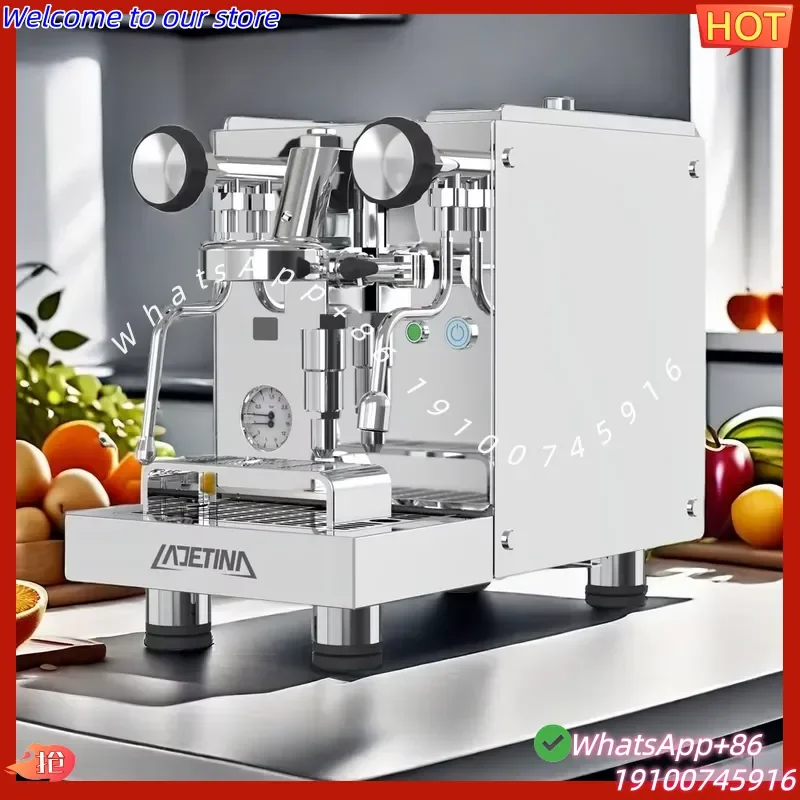 2026Hot Italian Semi-Automatic Espresso Machine Professional E61 Manual Lever Brew Group System 3.5L Big Boiler Electric
