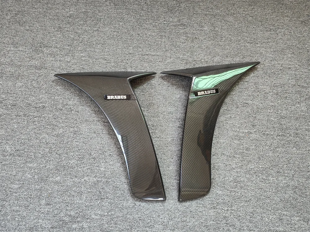 W222 genuine carbon fiber side guard body kit for Mercedes Benz S-Class W222 S63 carbon fiber mudguard splitter body kit