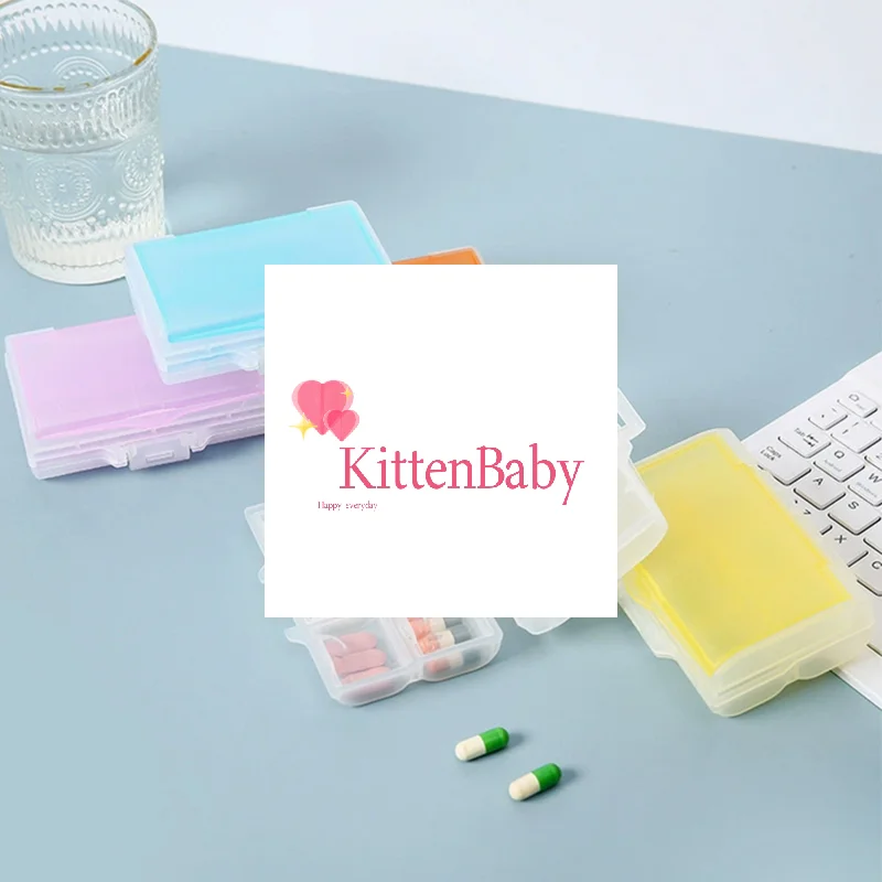 

Компактная коробка для хранения лекарств, прозрачный органайзер для таблеток с 7 слотами, дорожное снаряжение