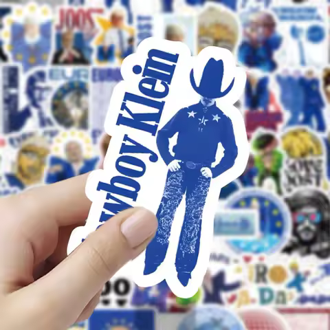 60Pcs Fashion Rapper Singer Joost Stickers Waterproof Notebook Skateboard Guitar Desktop Decoration Material Adhesive Sticker